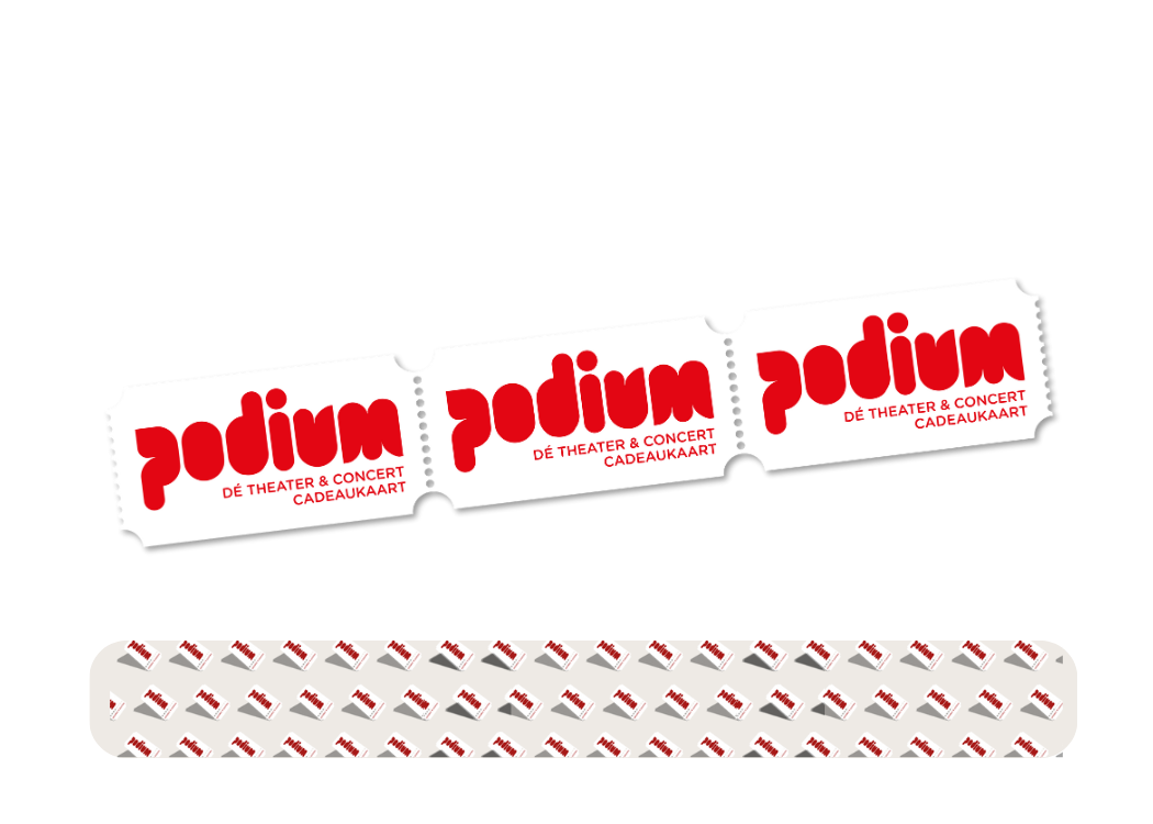 Waar kan ik betalen met de Podium Cadeaukaart?