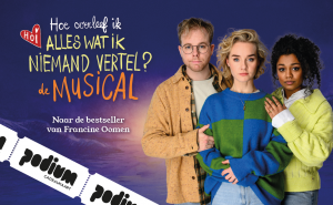 Hoe overleef ik alles wat ik niemand vertel? de Musical cadeaukaart