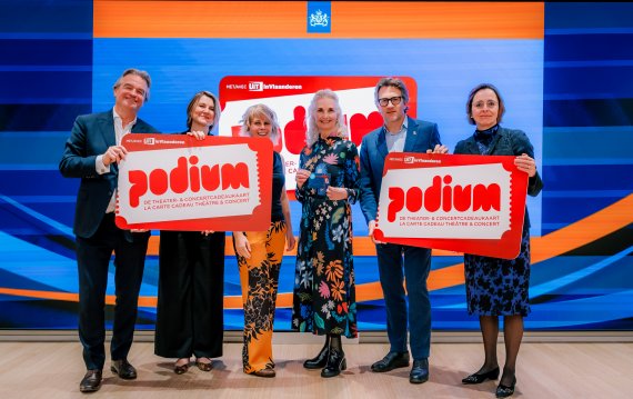 Afbeelding: Podium Cadeaukaart nu ook te koop en te gebruiken in Belgie